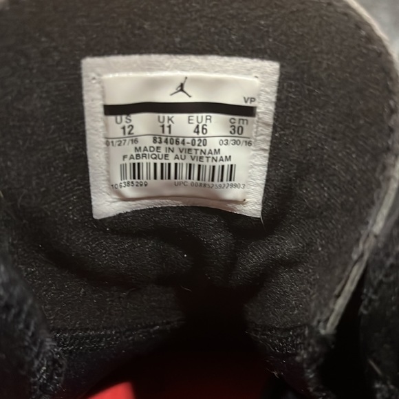 Nike Jordan Reveal Triple Black Mens Sz 12 # 834064-020 - Picture 5 of 7